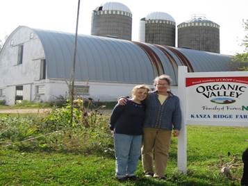 Photo of Brock at friend’s organic dairy farm in Southwest Wisconsin. This was an area with a lot of organic dairy farms at the time and also many Amish farms..